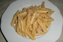 Italské těstoviny s kuřecím masem