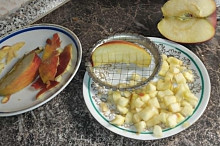 Kostičky jablek