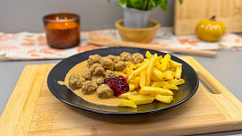 Masové kuličky s omáčkou (jako z Ikey)