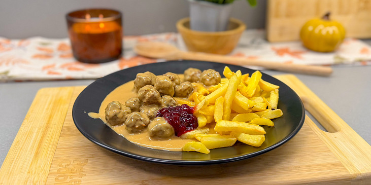 Masové kuličky s omáčkou (jako z Ikey)