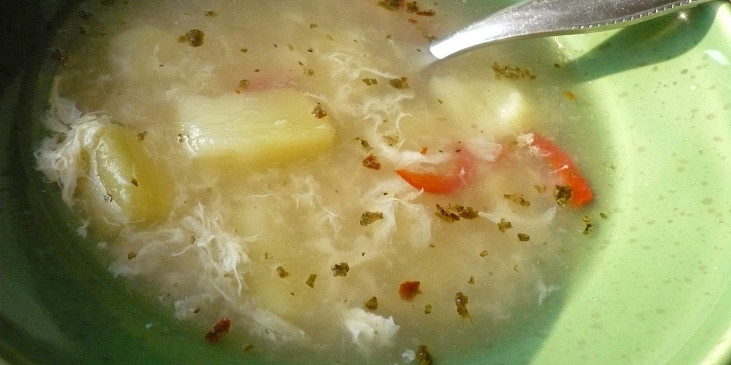 Pikantní česneková polévka