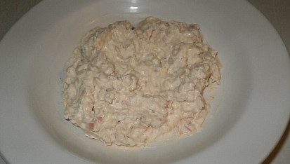 Křenová pomazánka se šunkou