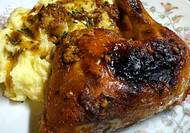 Kuře pečené v podmáslí