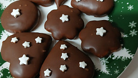 Měkké perníčky s čokoládovou polevou