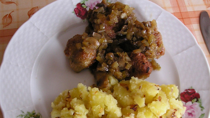 Mleté kuličky se žampiony, Mleté kuličky se žampiony