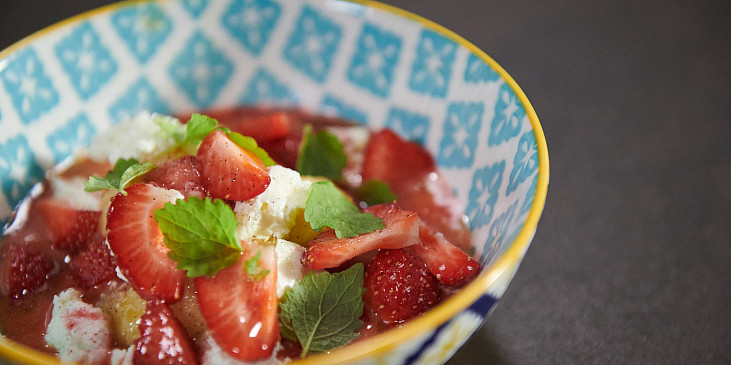 Ricottové knedlíčky s jahodami podle Jana Punčocháře