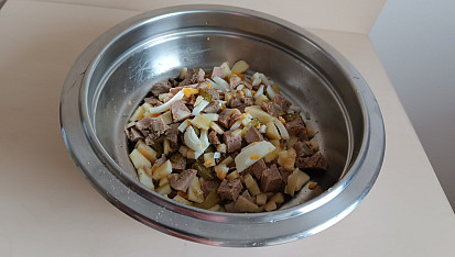 Kuřecí pomazánka/salát téměř z ničeho