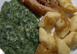 Špenát se smetanou