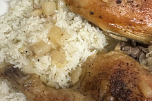 Rýže a kuře na špeku