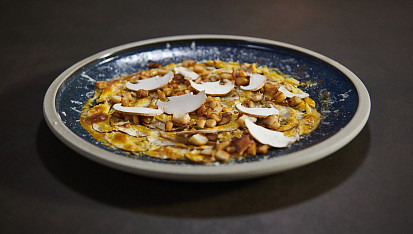 Hříbkové carpaccio podle Honzy Punčocháře