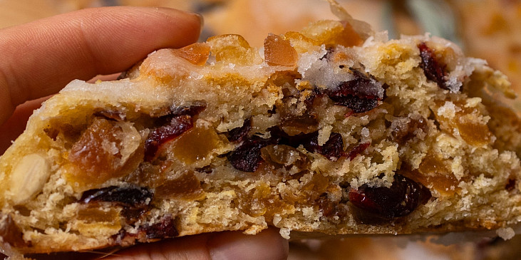 Tvarohová štóla s citronovou polevou podle Josefa Maršálka