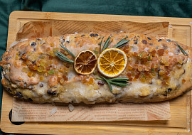 Tvarohová štóla s citronovou polevou podle Josefa Maršálka