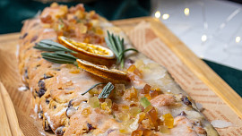 Tvarohová štóla s citronovou polevou podle Josefa Maršálka