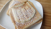 Banánovo-čokoládové toasty