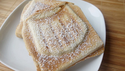 Banánovo-čokoládové toasty