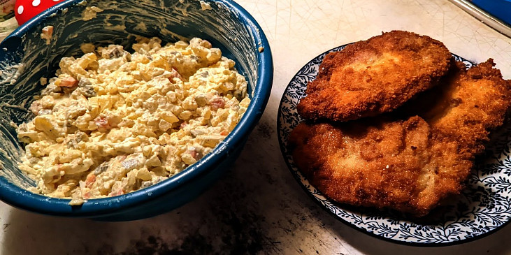 Ráďův vánoční bramborový salát