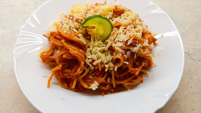 Falešné boloňské špagety aneb fofr špagety