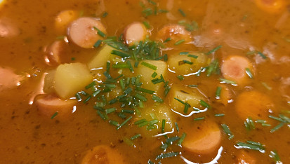 Frankfurtská jemná polévka