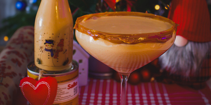 Hřejivý karamelový Salko likér (Hřejivý karamelový Salko likér)