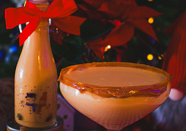 Hřejivý karamelový Salko likér (Hřejivý karamelový Salko likér)