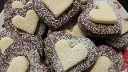 Bezlepková sádlová srdíčka