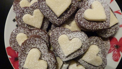 Bezlepková sádlová srdíčka