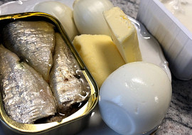 Sardinková pomazánka podle ČSN