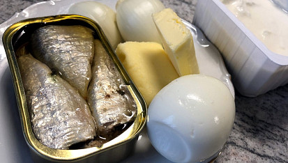 Sardinková pomazánka podle ČSN