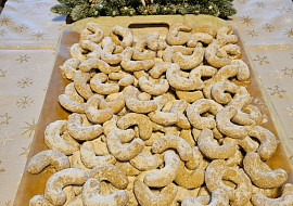 Tradiční vanilkové rohlíčky