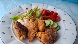 Žampiony v těstíčku (vhodné pro diabetiky)