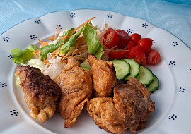 Žampiony v těstíčku (vhodné pro diabetiky)