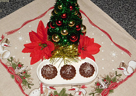 Čokoládové hvězdičky s kokosovou náplní