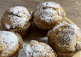 Čokoládovo-banánové muffiny