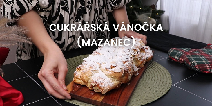 Cukrářská vánočka (mazanec)
