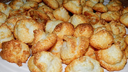 Jednoduché kokosky z bílků