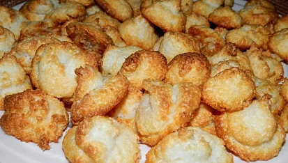 Jednoduché kokosky z bílků