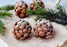 Piškotové nepečené šišky