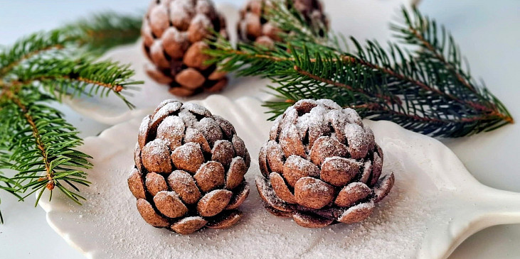 Piškotové nepečené šišky