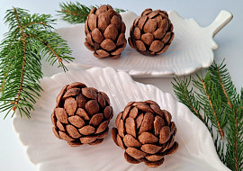 Piškotové nepečené šišky