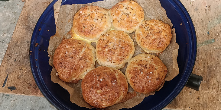 Škvarkové placky (pagáče)