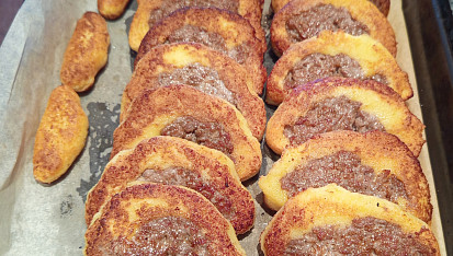 Bramborová roláda plněná mletým masem