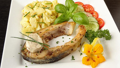 Kapr s kmínovým máslem