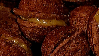 Ořechy mini - cukroví, Dělala jsem krém cislo 2 a top 😊👌🧣🧤🎄