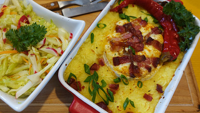 Hermelín pečený v troubě