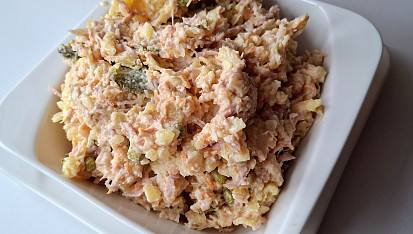 Domácí vlašský salát na chlebíčky