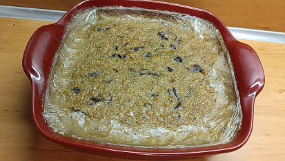 Štedrovečerní kuba, jak se vaří ve Východních Čechách, Po upečení