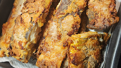 Vánoční kapr na česneku