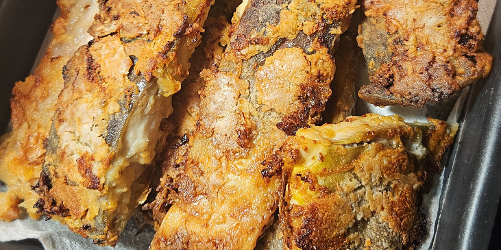 Vánoční kapr na česneku