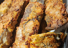 Vánoční kapr na česneku