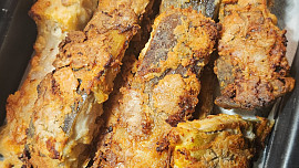 Vánoční kapr na česneku